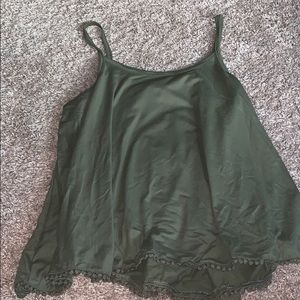 Adorable green tank top